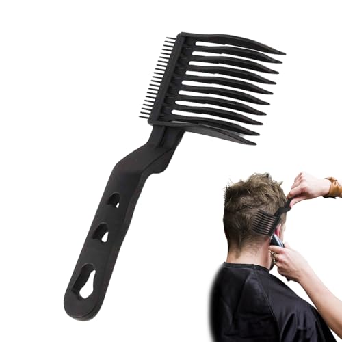 Haarschneidekamm Übergang, Haarschneidekamm Friseur, Haarschneide Hilfe, Fade Friseur Kamm, Haarschneide Schablone, Haare Selber Schneiden Barber Kamm, Haare Schneiden Hilfe für Herren Salon (1 Stk-A) von Lergas