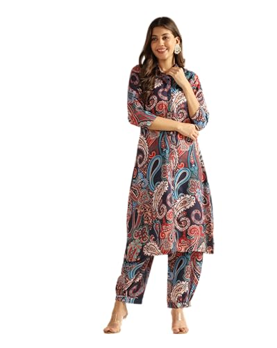 Leriya Fashion Ethnic Co Ord Set | Freizeitkleidung Hose Top Set | Fancy Co-Ord Set | Komplettes Paar Set | Damen Kurta Sets Kurtis | Damen Kurta Hose Set | Coord Sets für Damen, Blau, L Leriya Fashion Ethnic Co Ord Set | Freizeitkleidung Hose Top Set | Fancy Co-Ord Set | Komplettes Paar Set | Damen Kurta Sets Kurtis | Damen Kurta Hose Set | Coord Sets für Damen, Blau, L von Leriya Fashion