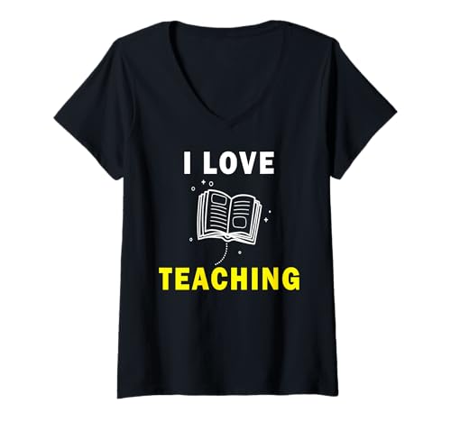 Damen Lehrzitat mit klarer Aussage über Pädagogik und Lernen T-Shirt mit V-Ausschnitt Damen Lehrzitat mit klarer Aussage über Pädagogik und Lernen T-Shirt mit V-Ausschnitt von Lernbegeisterte, die Bildung wertschätzen