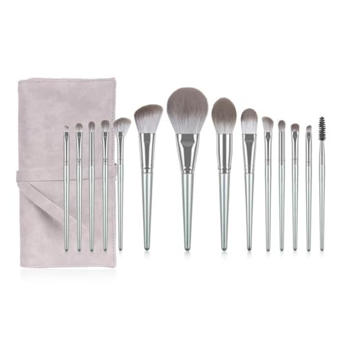 10/14x Make Up Bürstenset Pulver Pinsel Kosmetischer Pinsel Set Reisepinsel Set Lidschattenbürste Für Lidschatten Wimpern von Lerpwige