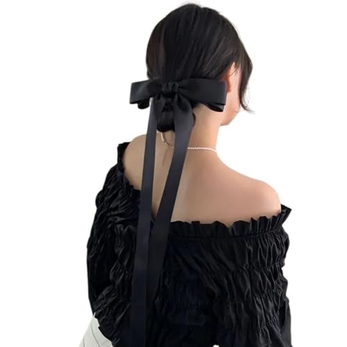 1pc/1pair Bowknot Haarnadeln Heißes Mädchen Langes Ribbon Bowknot Frühlingshaarclip Hochzeit Haarclip Für Frauen Pferdeschwanz Haare Clip von Lerpwige