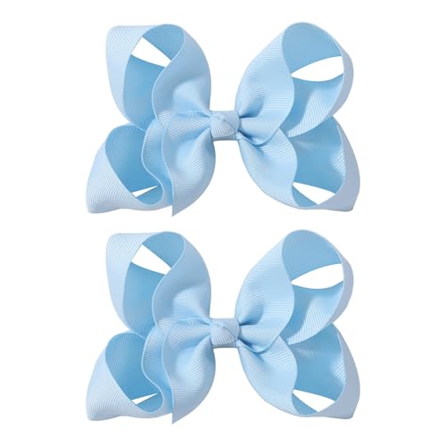 2pcs Schöne Baby Bögen Haarnadeln Waschen Haarschlüsse Frauen Pferdeschwanz Haarschleife Für Babys Mädchen Kleinkind von Lerpwige