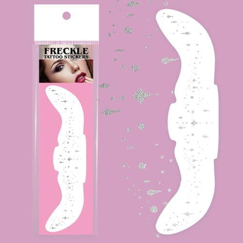 5 Blätter Glitzerte Sommersprossen Gesicht Tätowieren Musikfestival Make Up Aufkleber Langlebig Vorübergehende Vorübergehende Körperkunst Für Event von Lerpwige
