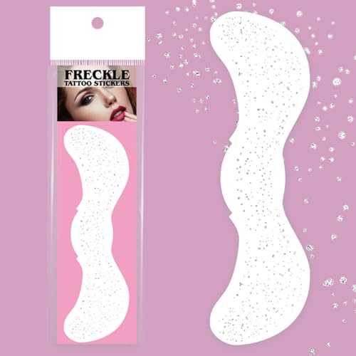 5 Blätter Glitzerte Sommersprossen Gesicht Tätowieren Musikfestival Make Up Aufkleber Langlebig Vorübergehende Vorübergehende Körperkunst Für Event von Lerpwige