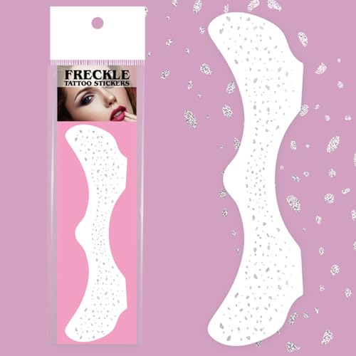 5 Blätter Glitzerte Sommersprossen Gesicht Tätowieren Musikfestival Make Up Aufkleber Langlebig Vorübergehende Vorübergehende Körperkunst Für Event von Lerpwige