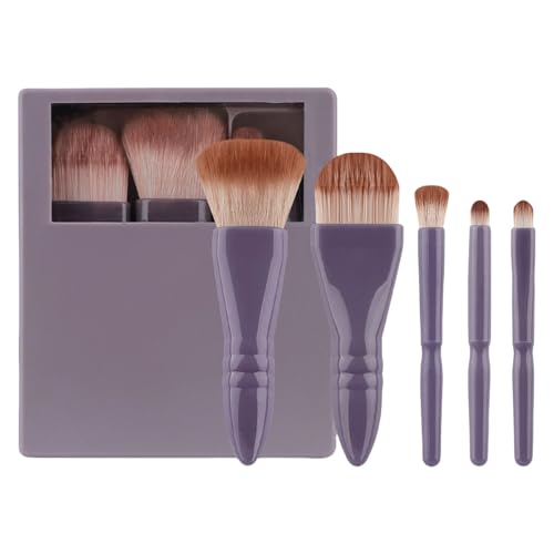5-teiliges Reisepinsel Set Make Up Pinsel Set Mit Aufbewahrungskoffer Kosmetikpinsel Set Vollgesichts Make Up Pinsel Für Lidschatten von Lerpwige