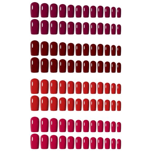 96pcs Farbenfrohe Matte Ballett Mittlere Künstliche Nägel Full Nägel Tipps Für Frauen Mädchen Täglich Tragen Einfach Zu Auftragen von Lerpwige