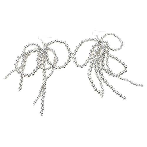 Auffällige Frauen Bowknotohrohrohrschern Modische Perlen Bowknot Ohrringe Schmuck Für Tägliche Verschleißdaten Und Partys von Lerpwige