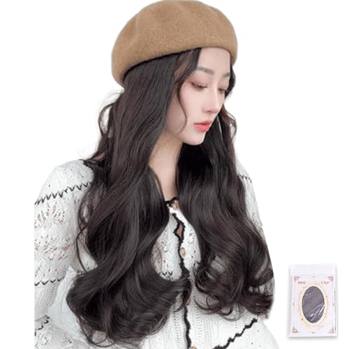 Beliebte Kuppelkappen Mit Langen Lockigen Haarperücken Für Frauen Teens Cosplay Kostüm Haarperücken Frisur Dome Caps Headcover von Lerpwige