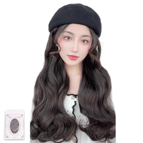 Beliebte Kuppelkappen Mit Langen Lockigen Haarperücken Für Frauen Teens Cosplay Kostüm Haarperücken Frisur Dome Caps Headcover von Lerpwige