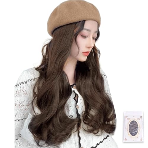 Beliebte Kuppelkappen Mit Langen Lockigen Haarperücken Für Frauen Teens Cosplay Kostüm Haarperücken Frisur Dome Caps Headcover von Lerpwige