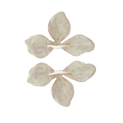 Blumenohrringe Elegante Hengste Moderne Ohrschernlegungsstifte Textur Ohrschmuck Geeignet Für Stilvolle Outfits Frauen von Lerpwige