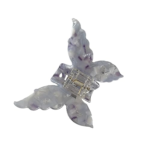 Butterfly Haarkclip Haarklaue Für Frauen Barrettes Kiefer Clip Acetat Haarklaue Süßes Mädchen Haarstyling Accessoires von Lerpwige