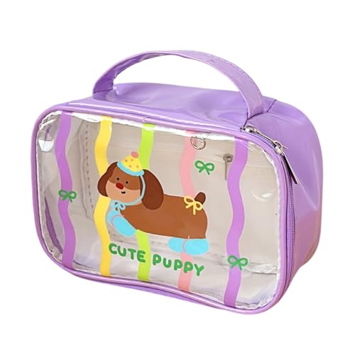 Cartoon Reisen Toilettenbeutel Klare PVC Make Up Beutel Kosmetikbeutel wasserdichte Make Up Beutel Mit Für Frauen von Lerpwige