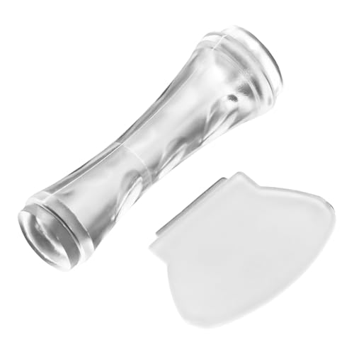 Doppelseitige Nägel Kunst Stamper French Nägel Stempel Jelly Nägel Stamper Silikon Nägel Stamper Maniküre Werkzeug von Lerpwige