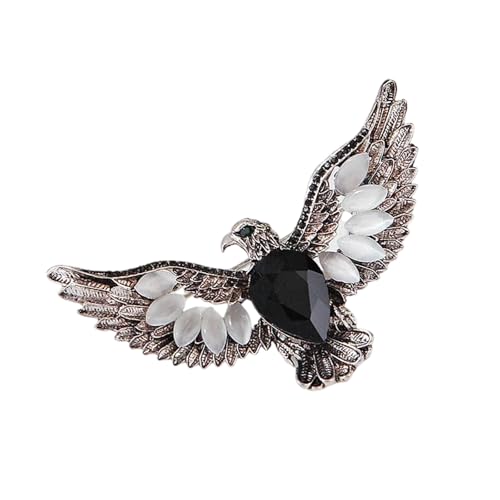 Elegante Vogelbrosche Charm Tiernadel Sparkling Revers Legierung Textur Geeignet Für Stilvolle Rucksackkristalltierschmuck Geeignet von Lerpwige