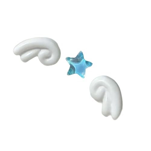 Flügel Und Sternenohrknochenbolzen Ohrringe Stylische Helixe Tragus Piercing Schmuckohrzugänge Für Mode Enthusiasten Trendige Ohrringe Für Studenten von Lerpwige