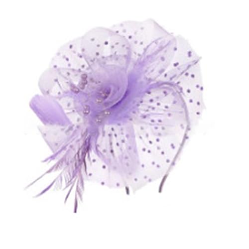 Gefiederte Kopfbedeckung Frauen Mesh Hair Band Stirnband Hochzeitszubehör Gefiederte Stirnbandhut Party Haarstück Gefiederte Kopfbedeckung Frauen Mesh Hair Band Stirnband Hochzeitszubehör Gefiederte Stirnbandhut Party Haarstück von Lerpwige