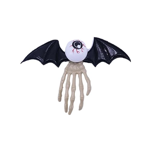 Haarclip Für Heiße Mädchen Schädel Hand Fledermausflügel Form Haare Barrettes Augapfel Gestaltete Haare Barrettes Für Teenager Mädchen von Lerpwige