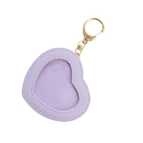 Herzform Cartoon Abzeichenhalter Schlüsselbund Anime Pin PU Leder Display Beschützer Für Studenten Und Mode Enthusiasten Beschützer Tasche Geschenk von Lerpwige
