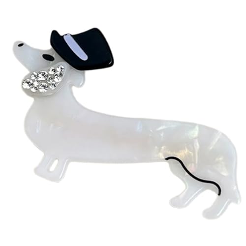 Hundehaar-Accessoire mit einzigartigem Punktemuster, sicherer elastischer Clip, modisches Accessoire für Frauen, einfach zu verwenden von Lerpwige