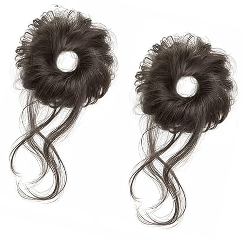 Kinder Synthetische Faser Haarteilbrötchen Messy Buns Elastic Hair Extension Mehrnutzung Für Kinderpartys Und Alltägliche Verschleiß von Lerpwige