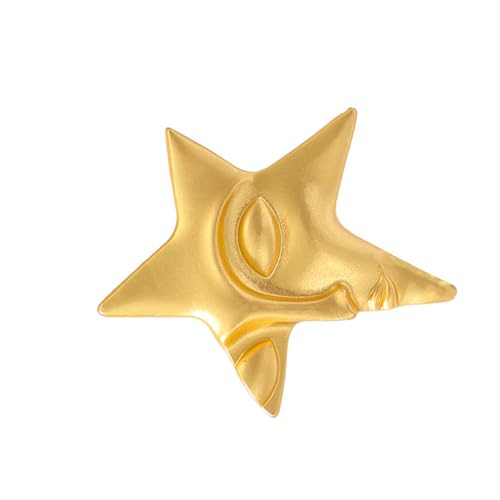 Künstlerische Gesichts Und Star Broschenstifte Für Frauen Goldplattierte Reversnadel Ideal Zur Verbesserung Von Outfits Und Accessoires Weihnachten Schmuckgeschenk von Lerpwige