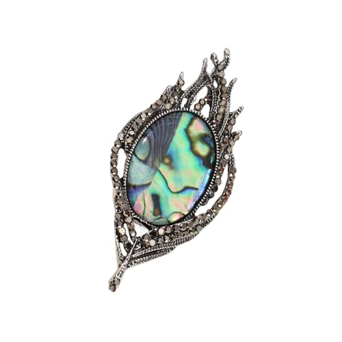 Künstlerische Kupferkatzen/gefiederte Brosche Mehrzweckmodische Kleidung Ornament Fashion Schmuck Geschenk Für Frauen Dekorative Federnadel von Lerpwige