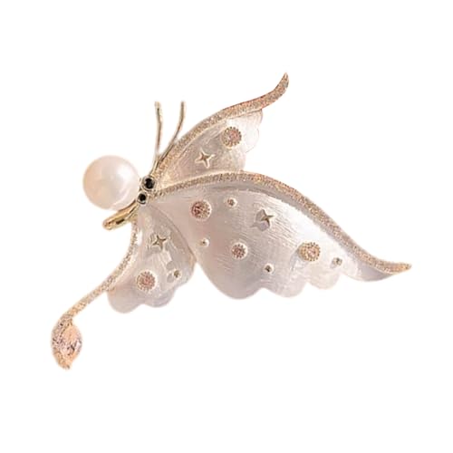 Künstlerische Strassstiche Schmetterling Brosche Handgefertigte Strassflecken Schmetterling Mit Perlen Charme Für Unverwechselbare Stile Einzigartige Mode von Lerpwige