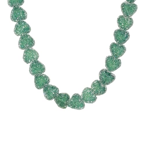 Lebendige Mit Liebesweide Inspirierte Harzkette Halskette Zierter Colarbone Schmuckgeschenk Für Ihr Stilvolles Modeaccessoire Trendy Colarbone Ketten Accessoire von Lerpwige