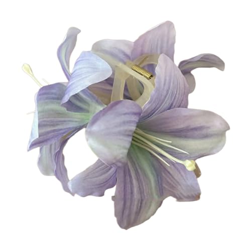 Leichte Haarspange mit Blumenmuster, stilvolles Haar-Accessoire, entworfen für Frauen, die Mode und Individualität lieben von Lerpwige