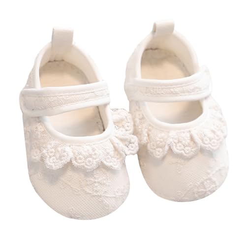 Lerpwige 1 Paar Babybodenschuhe Spring Mädchen Weiche Anti Schlupfboden Feature Für Innenkriech Und Wanderhaken Und Loop Verschluss Baby von Lerpwige