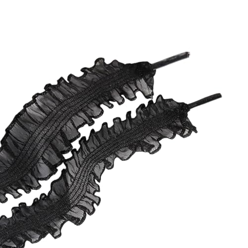 Lerpwige 1 Paar Elegante Gekräuselte Spitzen Schnürsenkel Für Frauen Mädchen Lässige Schuhe Sneaker Wide Elastic Schnürsenkel Schuhzeiten Ersatz Lerpwige 1 Paar Elegante Gekräuselte Spitzen Schnürsenkel Für Frauen Mädchen Lässige Schuhe Sneaker Wide Elastic Schnürsenkel Schuhzeiten Ersatz von Lerpwige