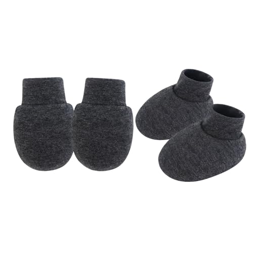 Lerpwige 1 Set Baumwoll Neugeborene Anti Scratch Fäustlinge Und Stiefel von Lerpwige
