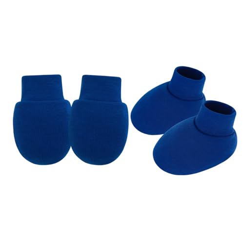 Lerpwige 1 Set Baumwoll Neugeborene Anti Scratch Fäustlinge Und Stiefel von Lerpwige