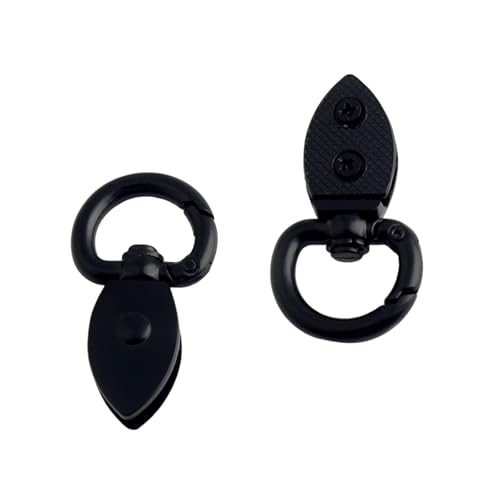 Lerpwige 2pcs Vintage Federverschluss Für Beutelgurt Praktische Metallhardware Sichere Seitenabgabebuckel Mit Antiker Finish Resistentem Beutelanschluss von Lerpwige