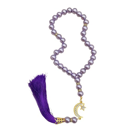 Lerpwige 33 Perlengebetstränge Armband Spirituelle Accessoire Religiöse Tägliche Trage Schmuckkulturgeschenk Für Muslime von Lerpwige
