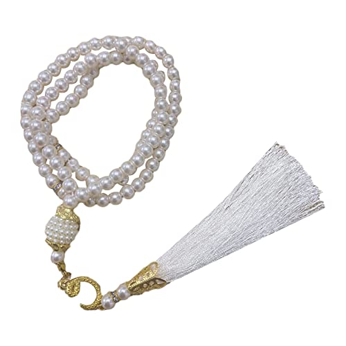Lerpwige 6mm Tasbih Gebetsperlen Stile 99 Perlen Farbperlen Charm Armbänder Mohammed Rosenkranzarmbänder Geschenkgebet Brakband Für Männer Rosenkranz Für String von Lerpwige