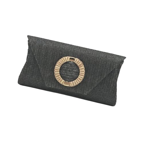 Lerpwige Abend Handtasche Summers Strand Schulter Crossbody Tasche Gewebt Umschlag Strohhalm Geldbörse Für Frauen Sommerstrand von Lerpwige