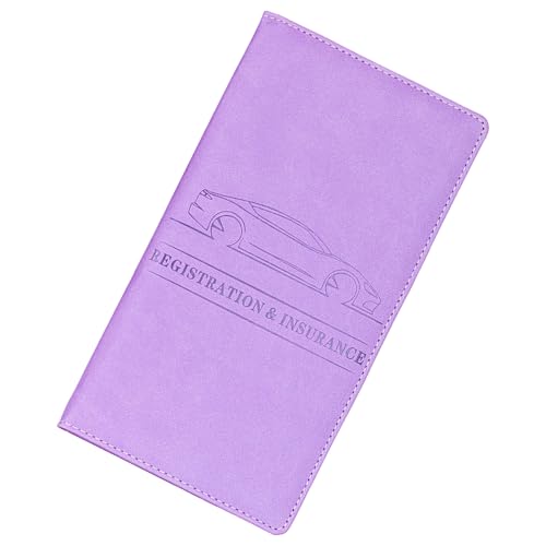 Lerpwige Autoregistrierungs Und Versicherungskartenhalter Fahrzeug Handschuh Box Organisatoren Innenzubehör Für Dokumente Karten Auto Dokumentinhaber Inhaber von Lerpwige