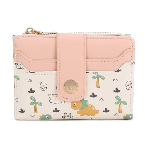 Lerpwige BIFOLD CLUPPES PRÜFUNG MINIMALISTIMALISTER KREDITKARTENHALTER Frauen Freizeitbrieftaschen Mode Geldbörsen Coin Cash Cards Beutel Geldbörsen Frauen Kurzerbiette Brieftasche von Lerpwige