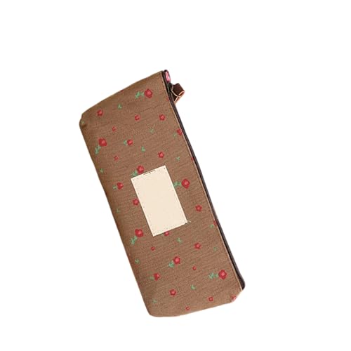 Lerpwige Blumenstiftkoffer Tragbarer Stiftbeutel Canvas Box Schulmaterial Für Die Organisation Von Markern Und Zubehör Canvas Bag Box Einfach Für Schulbüro von Lerpwige
