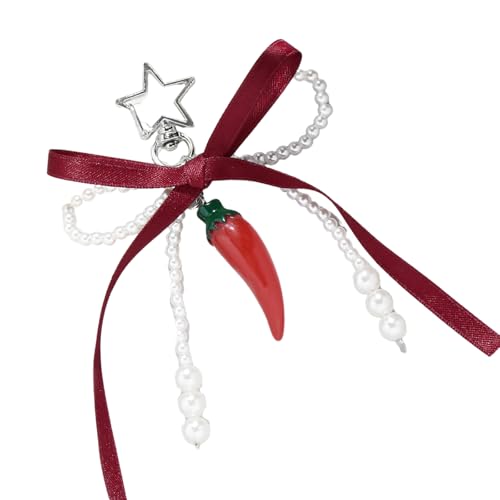 Lerpwige Bows Schlüsselbeutel Zauber Für Frauen Geldbeutel Handtasche Rucksack Anhänger Auto Keyring Ästhetische Schlüsselbund Zauberzubehör Accessoires von Lerpwige