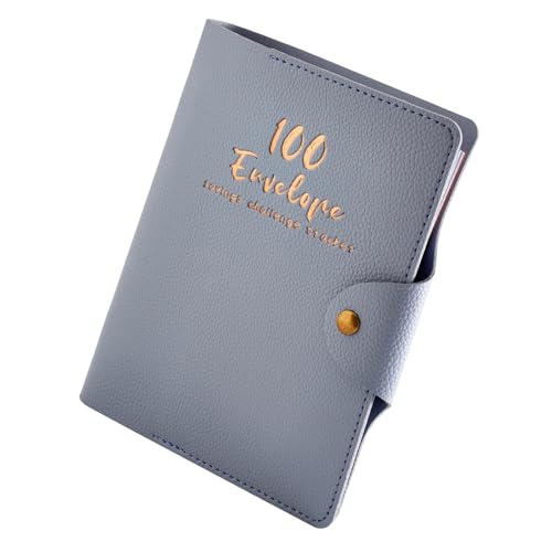 Lerpwige Budget Saving Challenge Binder 100 Tage Geldcontainer Mit Umschlagdesign Für Organisierte Finanzielle Ziele Reisefreundlichkeitskosten Container von Lerpwige