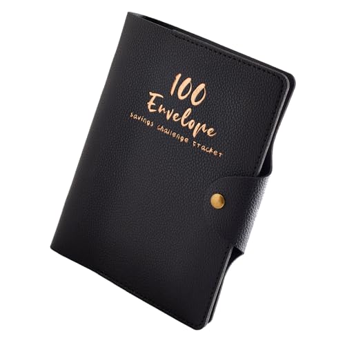 Lerpwige Budget Saving Challenge Binder 100 Tage Geldcontainer Mit Umschlagdesign Für Organisierte Finanzielle Ziele Reisefreundlichkeitskosten Container von Lerpwige
