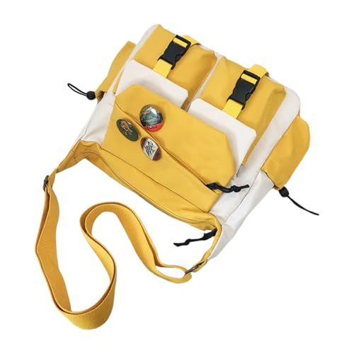 Lerpwige Crossbody Bag Für Frauen Männer Messager Multipocket Verstellbares Riemen Nylon Reise Wanderung Täglich Geldbörse Frauenschlsten Crossbody Taschen Große Schultereinkäufe Hoboes Tasche von Lerpwige