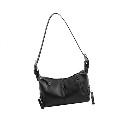Lerpwige Damen-Achseltasche, Retro-Handtasche, passend zu Unterarmtasche, stilvolle Pendler, einfarbig, Schulter für den täglichen Gebrauch, Achselhöhle, einfarbig, Handtasche, passend zu Schultern von Lerpwige