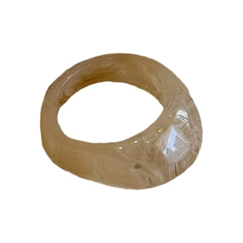 Lerpwige Dicke Stapelbare Kuppelharzringe Farbenfrohe Dicke Kuppel Acrylharzringe Trendy Stapelbares Schmuck Geschenk Breit von Lerpwige