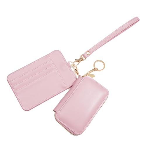 Lerpwige Duals Beutel Armband Tastatur Wallets Mit Abnehmbaren Reißverschlüssen Coin Geldbeutel Kartenhalter Minis Karten Brieftet Frauen Duals Pounch Armband Abnahmliche Münzgrundteile von Lerpwige