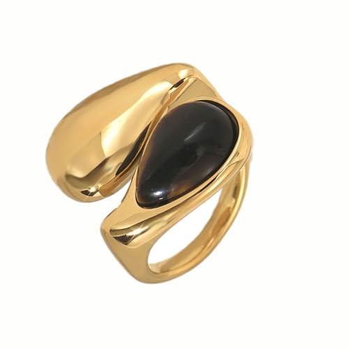 Lerpwige Einzigartige geometrische Perlen, verstellbare Öffnungsringe, auffälliger Fingerschmuck, geeignet für den täglichen Gebrauch, geometrische Perlen, modisches Accessoire, Einheitsgröße, Wie von Lerpwige